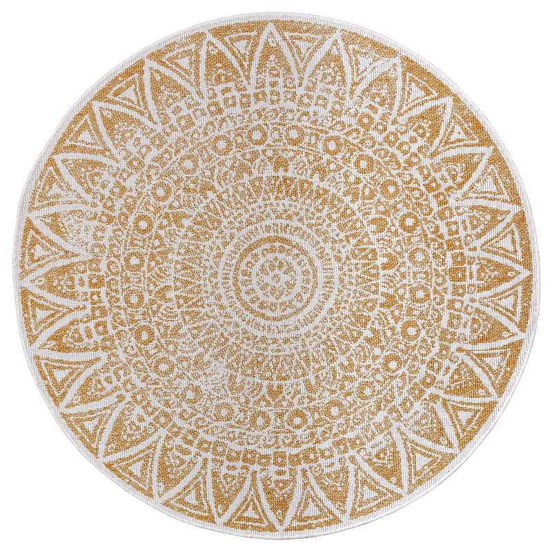 Vloerkleed Lilja Rond - Oker - Image 2