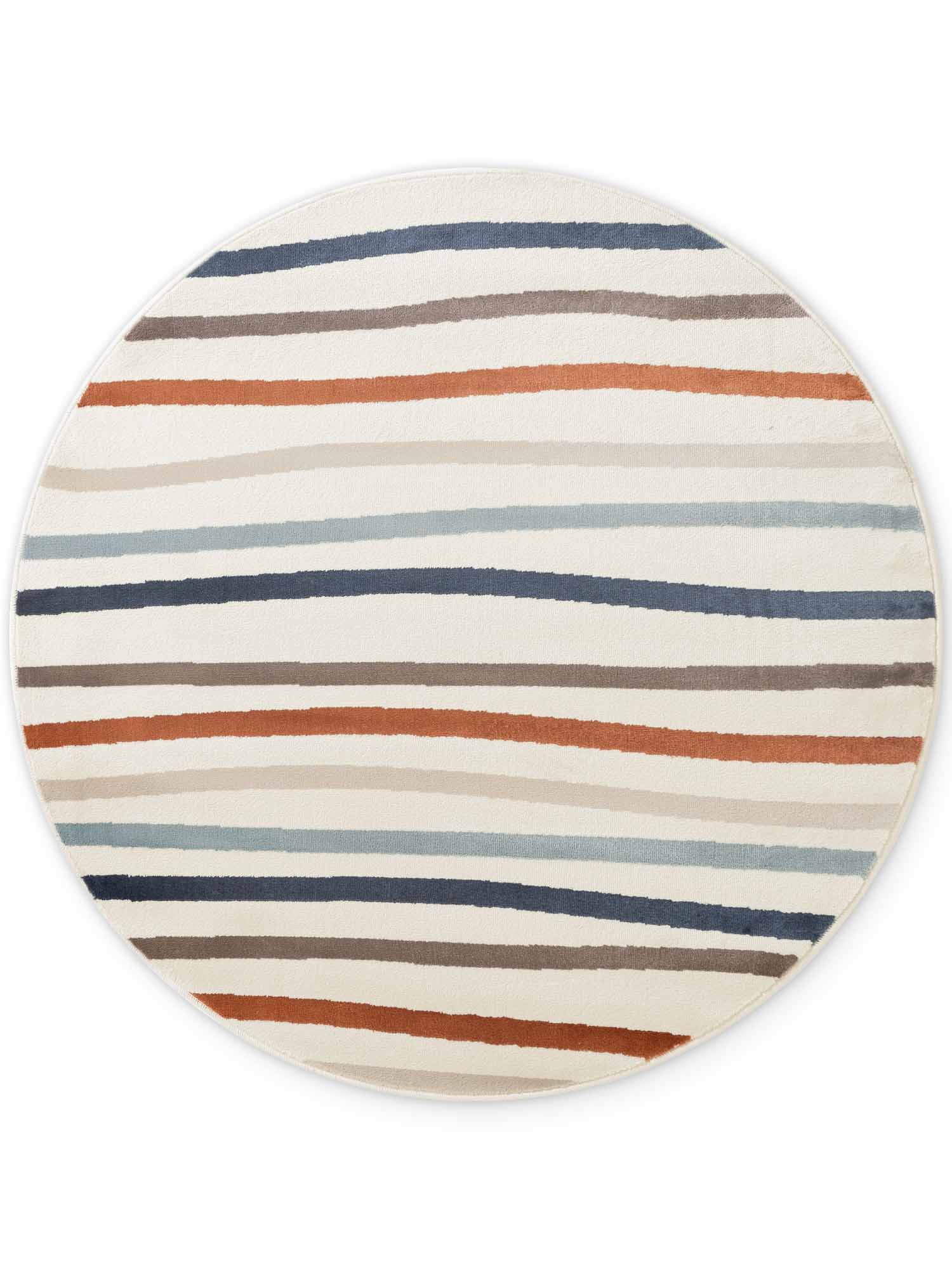 Vloerkleed Linnea Rond - Creme Multicolor - Image 2