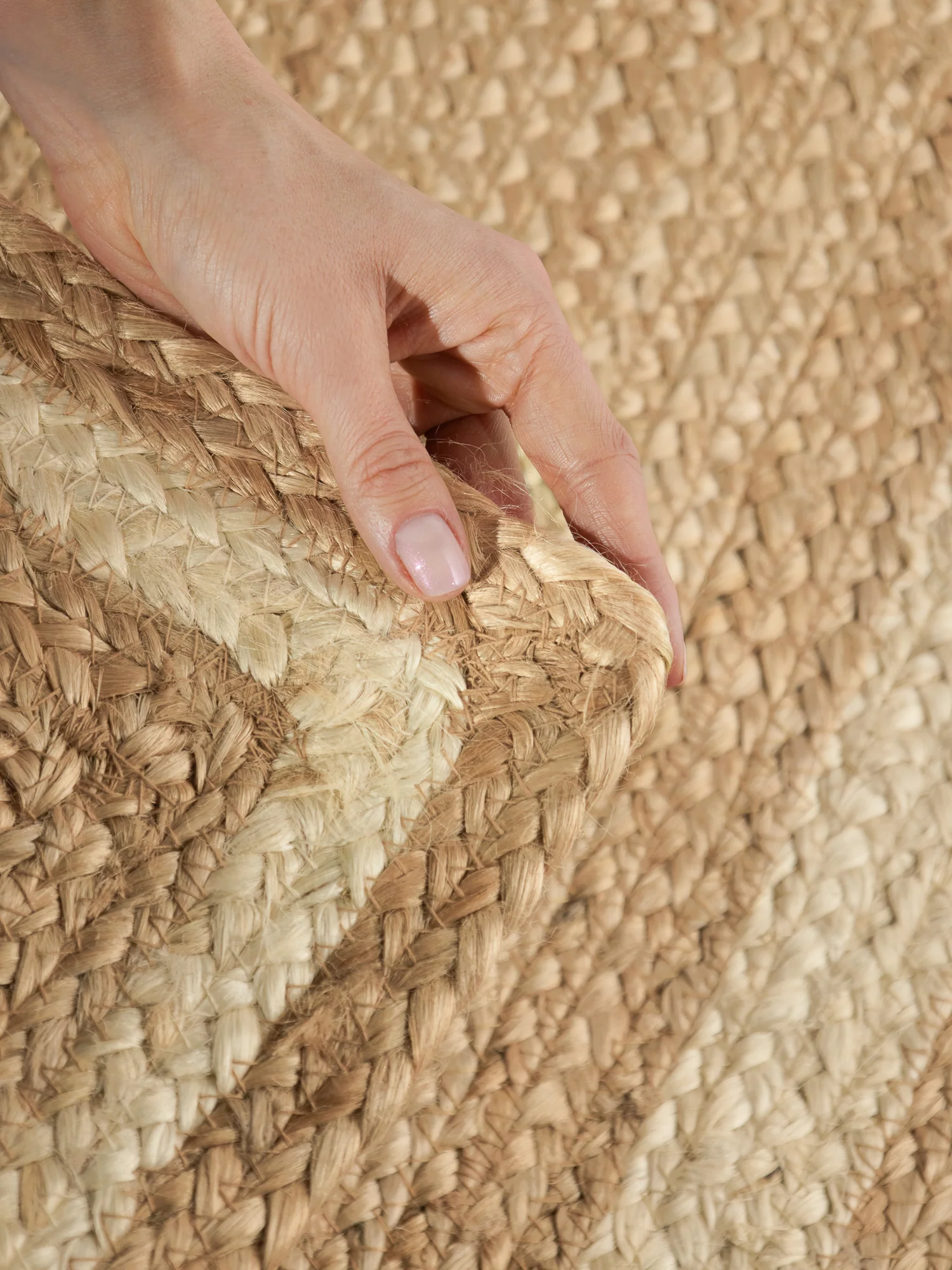 Vloerkleed Looma Rechthoekig - Natuur Goud Ivoor - Image 4