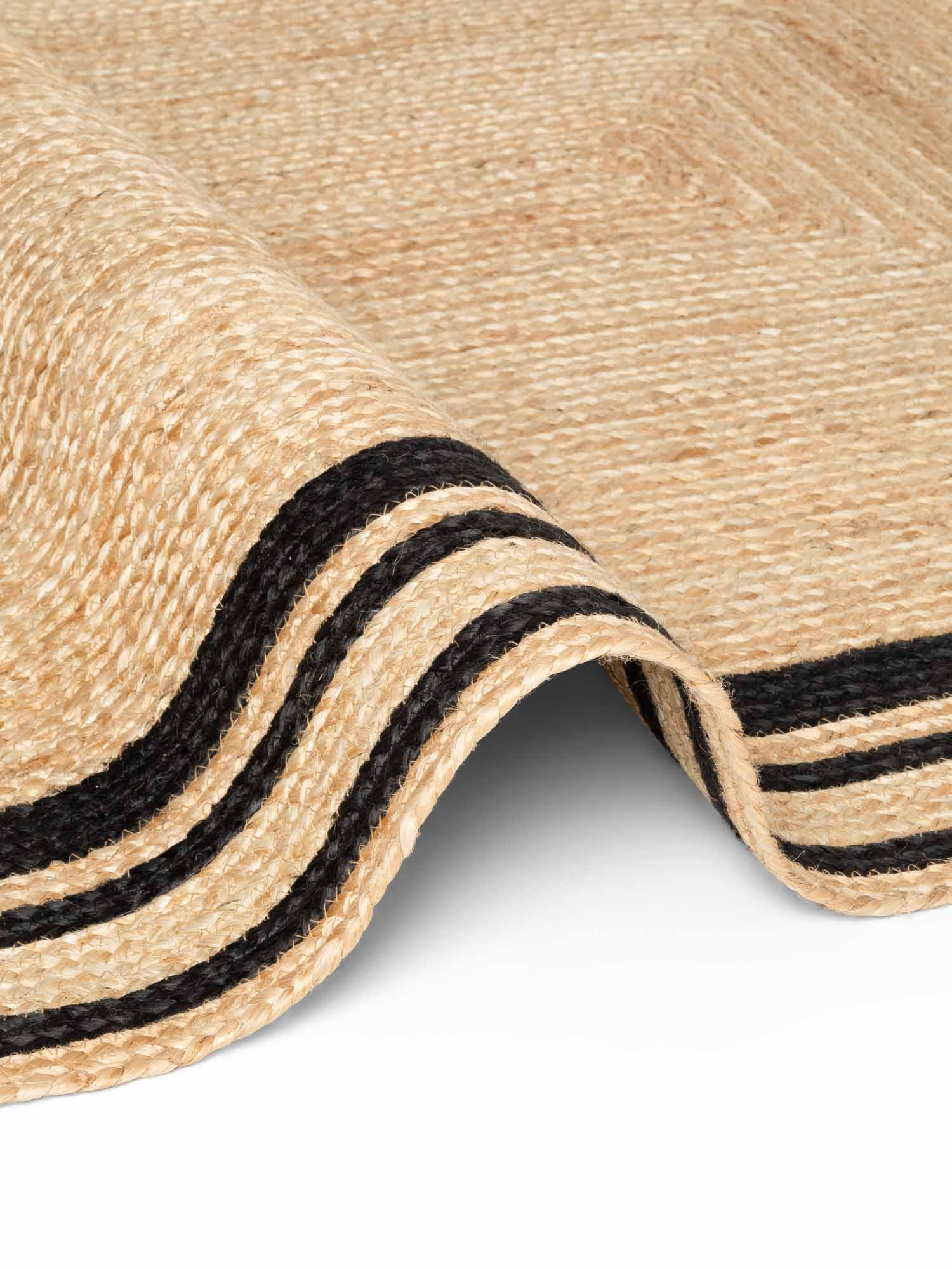 Vloerkleed Looma Rechthoekig - Natuur Goud Zwart - Image 3