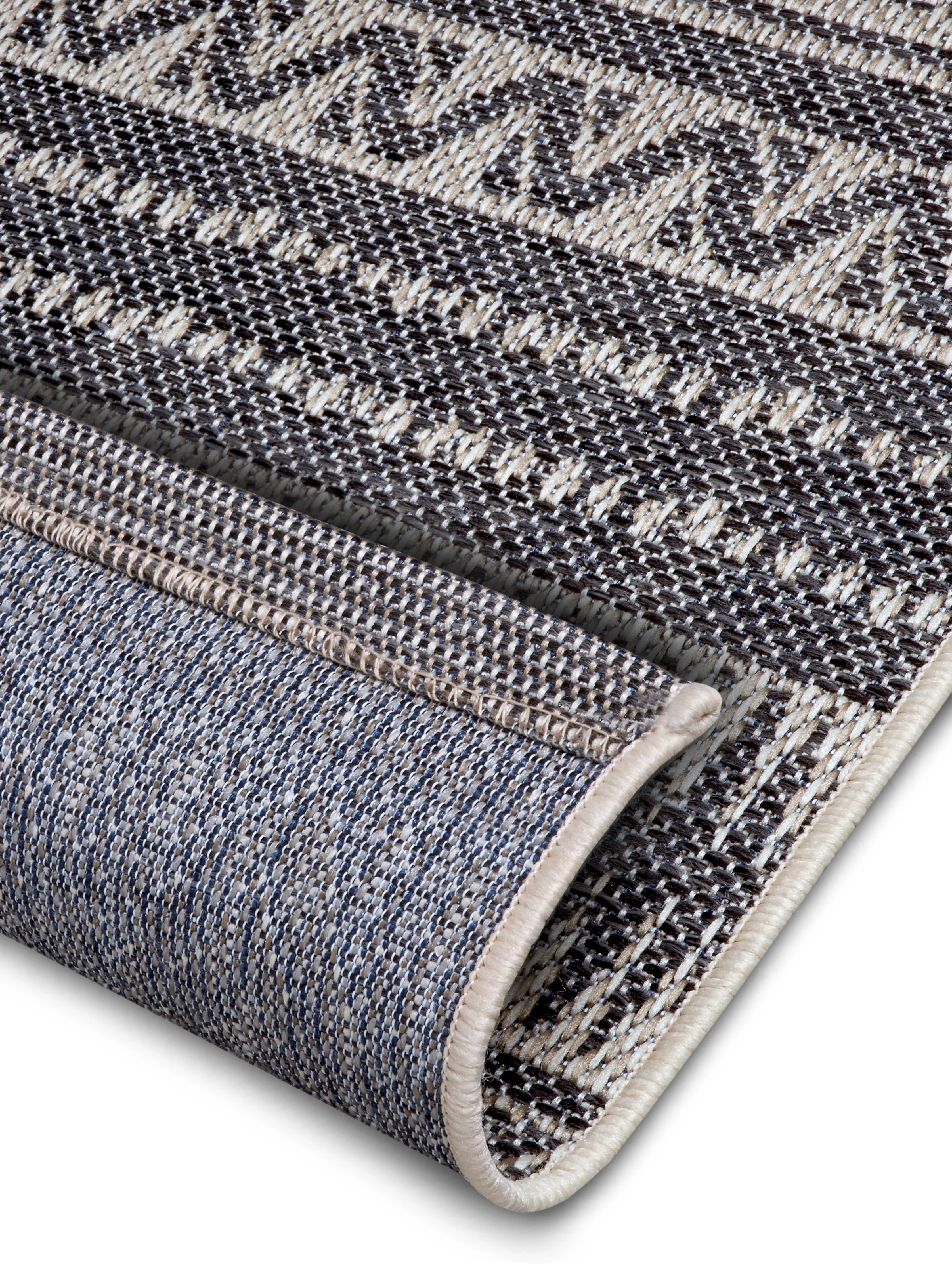 Vloerkleed Loto Rechthoekig - Grijs/Beige - Image 3