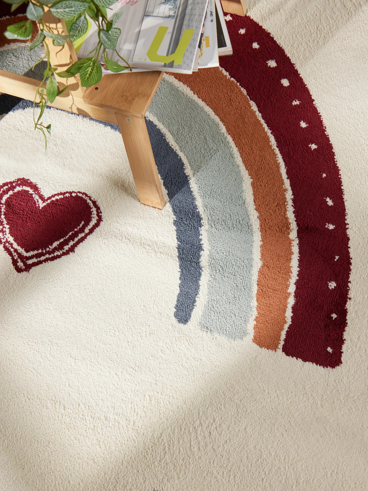 Vloerkleed Luvy Rechthoekig - Creme Multicolor - Image 4