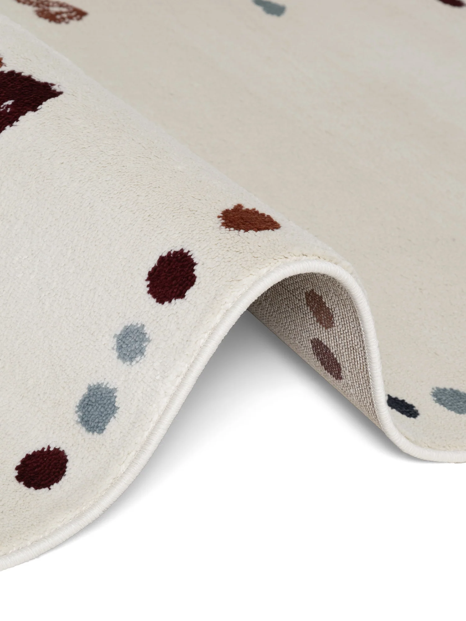 Vloerkleed Luvy Rond - Creme Multicolor - Image 3