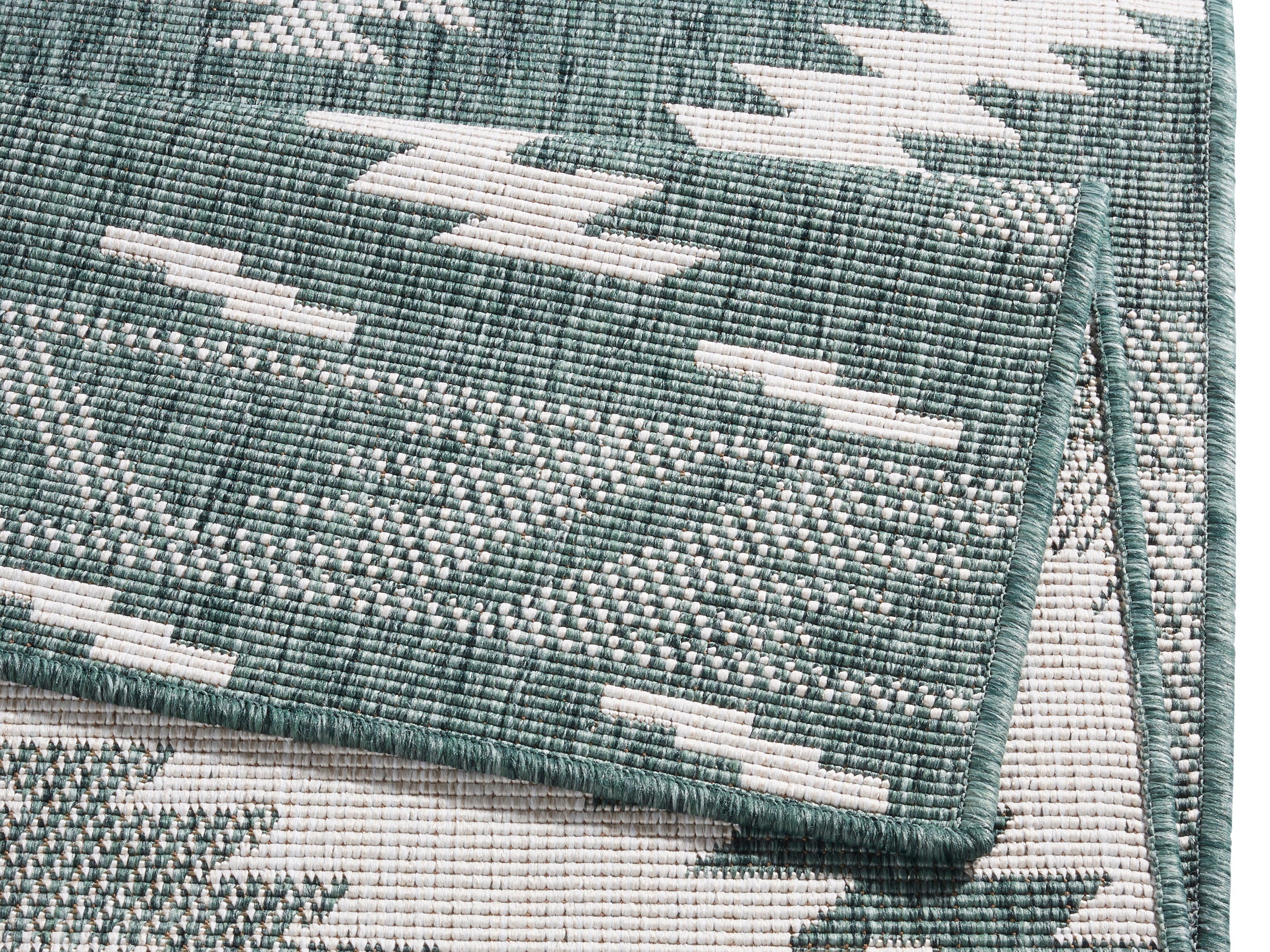Vloerkleed Malibu Rechthoekig - Groen creme - Image 2