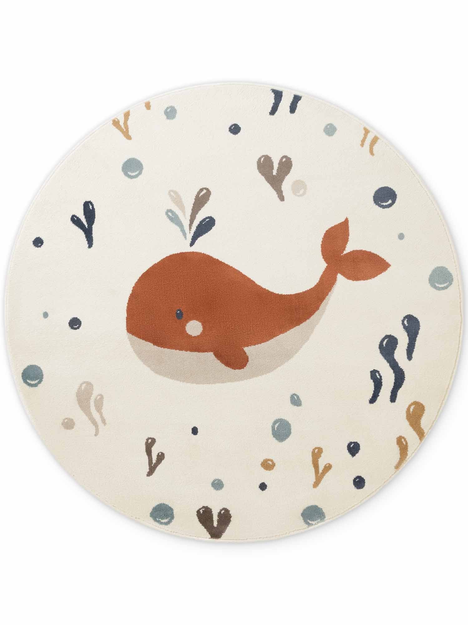 Vloerkleed Moby Rond - Creme Multicolor - Image 2