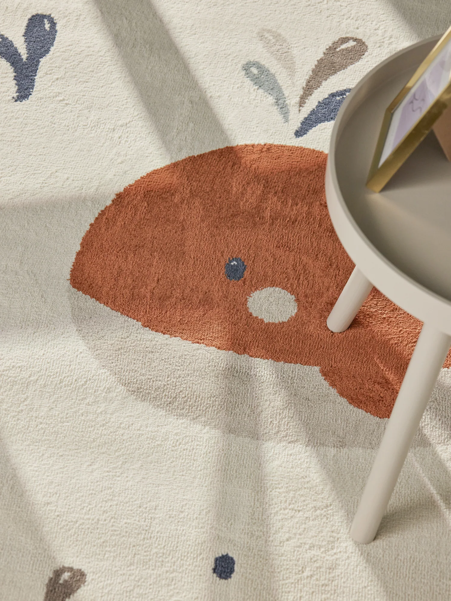 Vloerkleed Moby Rond - Creme Multicolor - Image 5