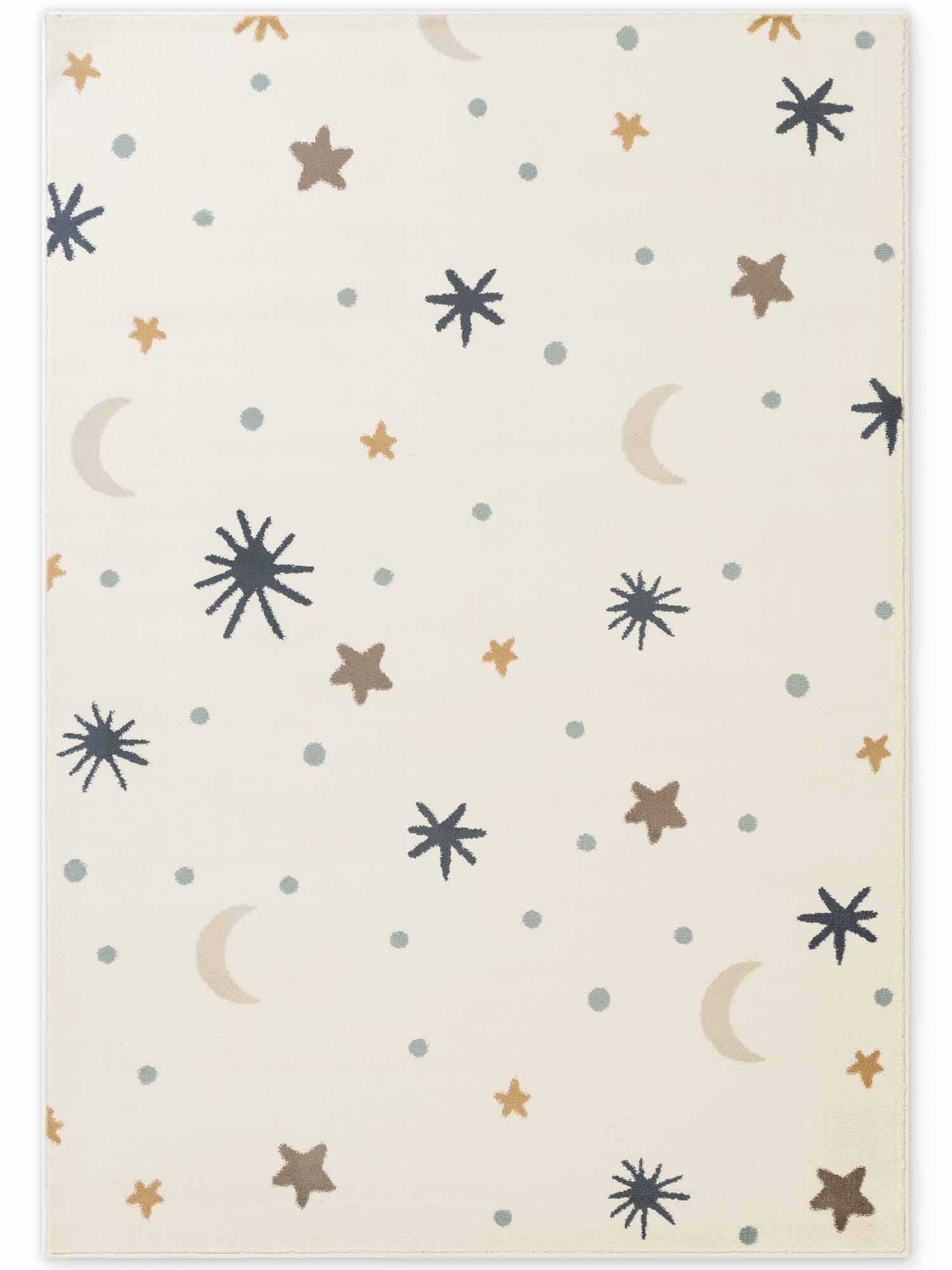 Vloerkleed Moony Rechthoekig - Creme Multicolor - Image 2