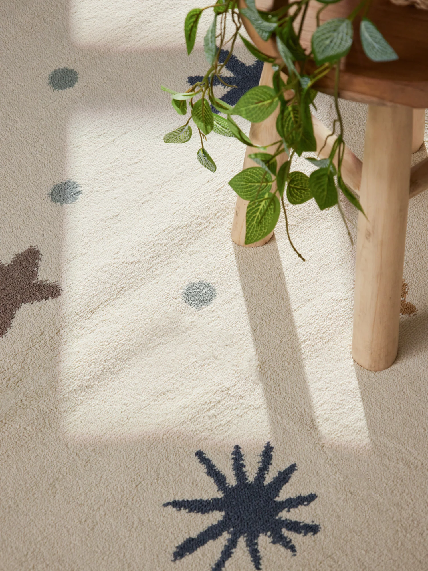 Vloerkleed Moony Rechthoekig - Creme Multicolor - Image 5