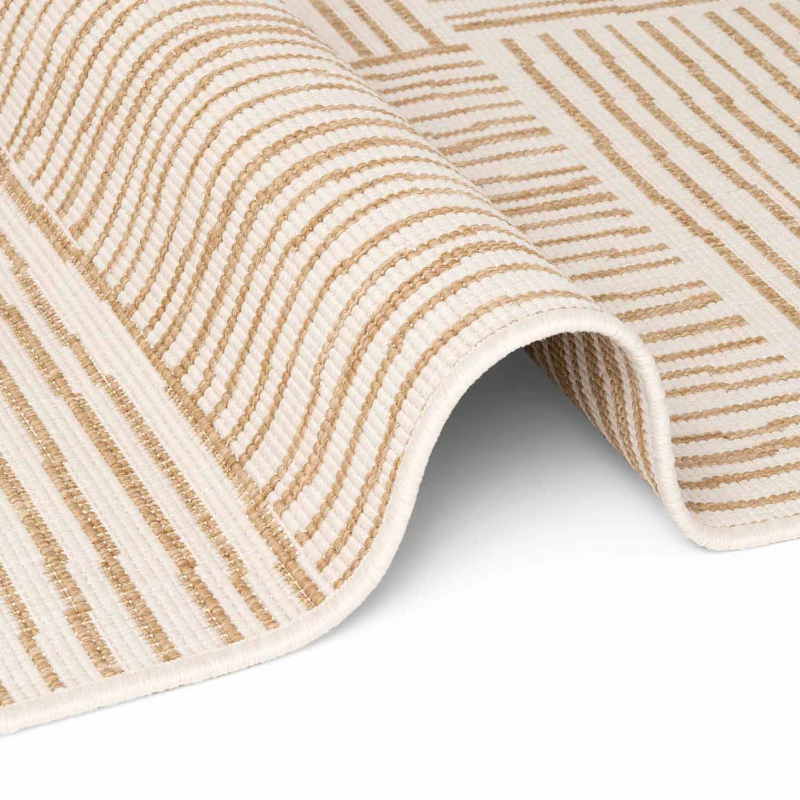 Vloerkleed Nightingale Rechthoekig - Jute wit - Image 3