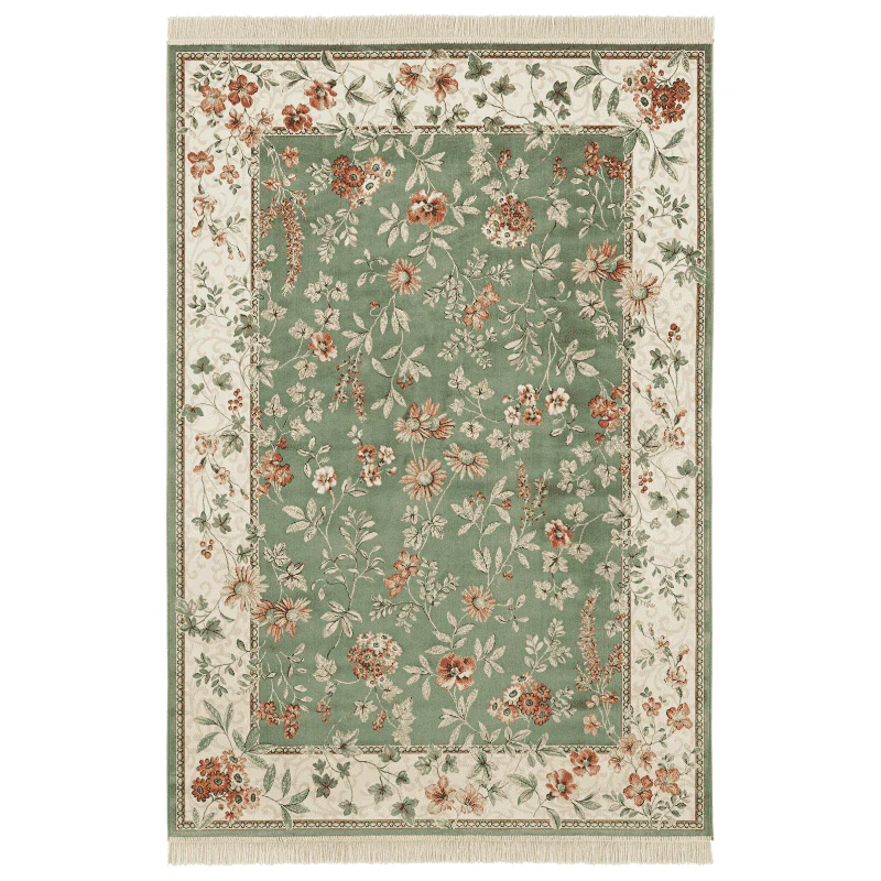 Vloerkleed Oriental Flowers - Groen - Image 2