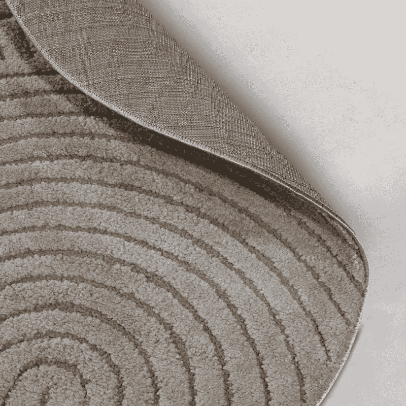 Vloerkleed Panglao Rond - Taupe - Image 5