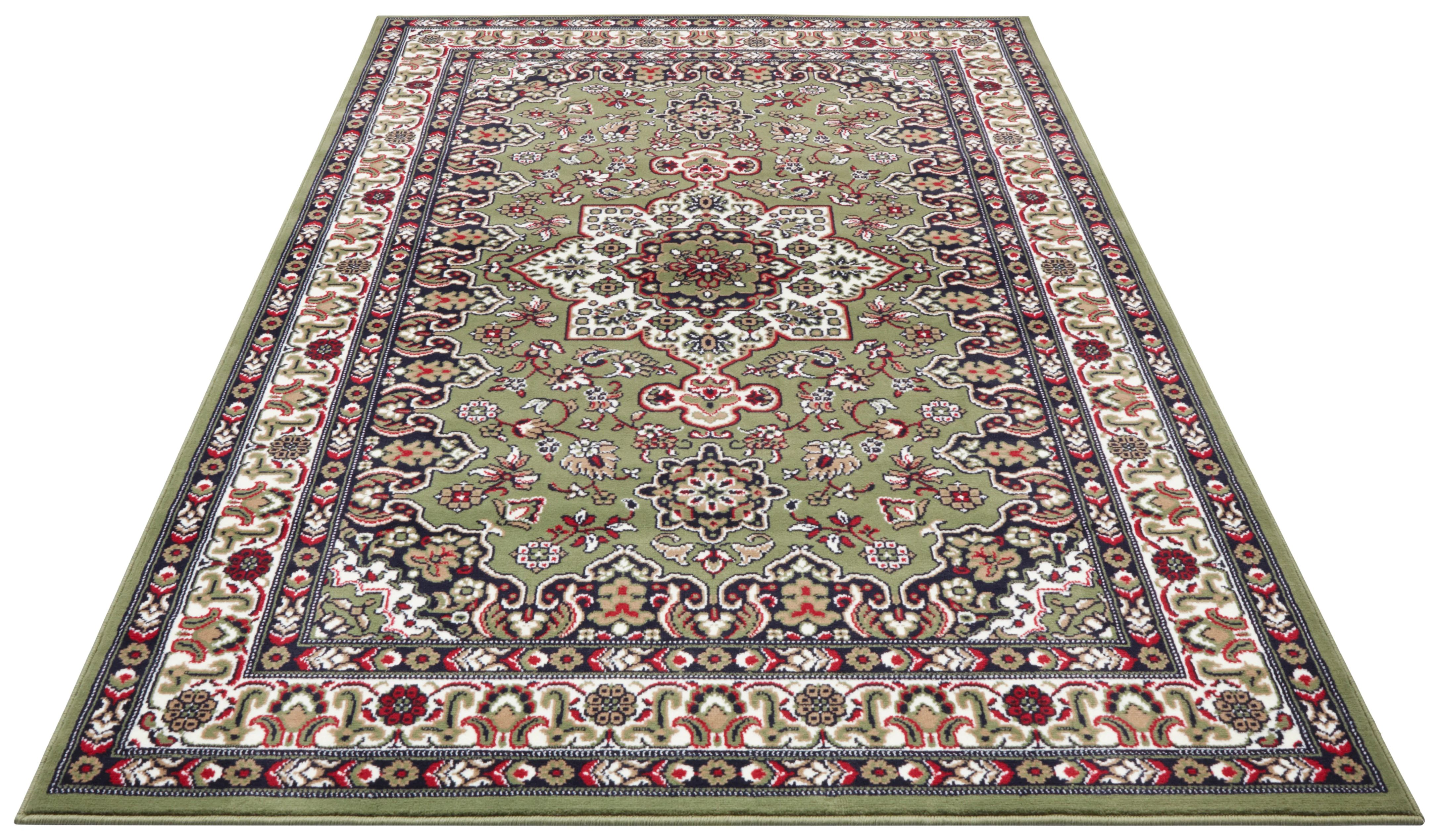 Vloerkleed Parun Tabriz Rechthoekig - groen - Image 3