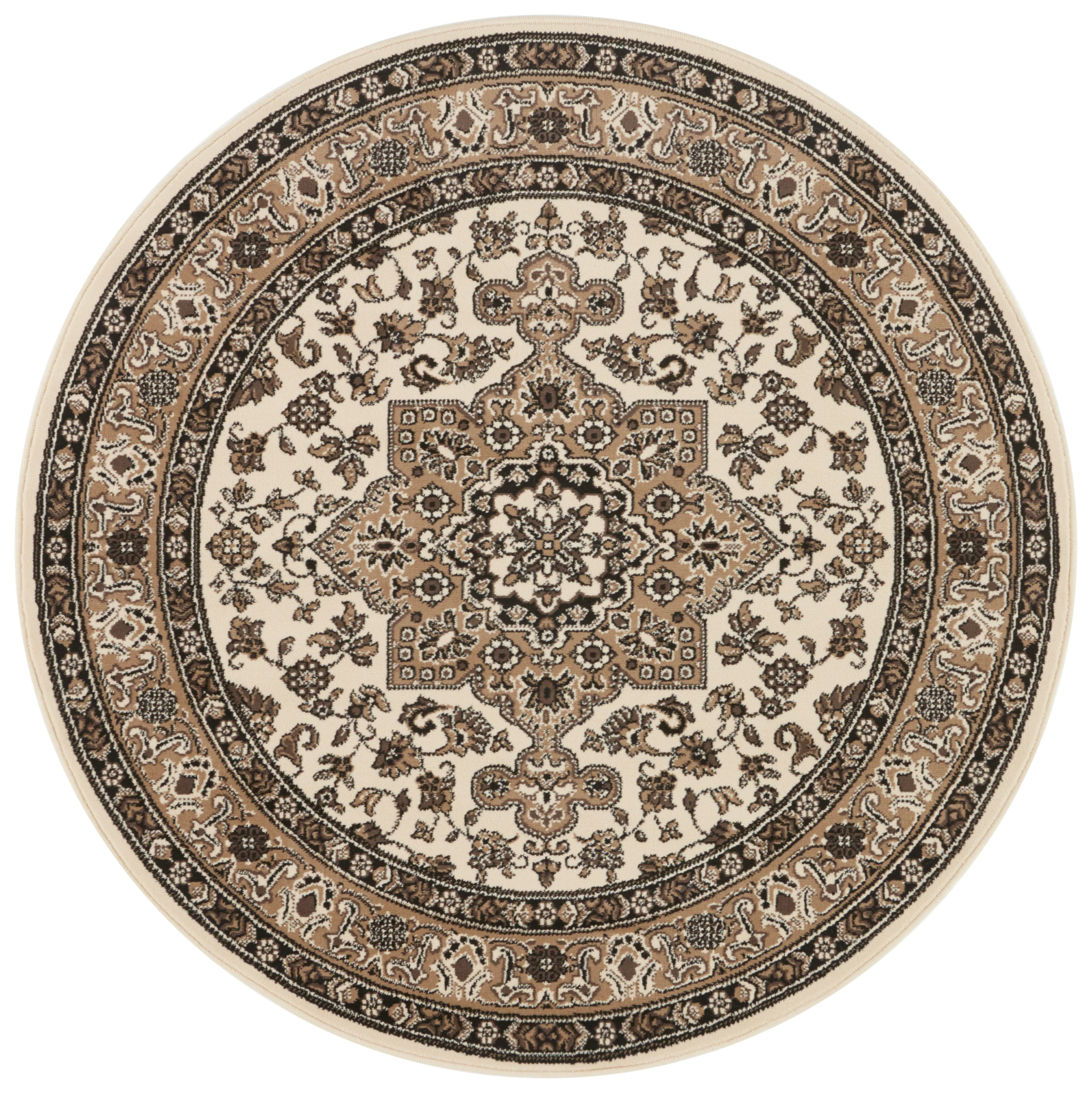 Vloerkleed Parun Tabriz Rond - beige - Image 2