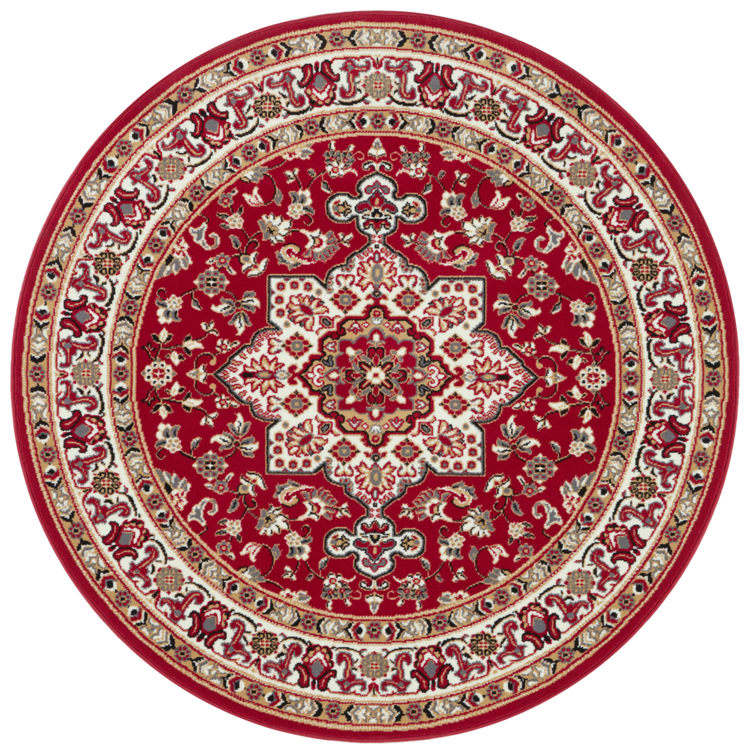 Vloerkleed Parun Tabriz Rond - rood - Image 2