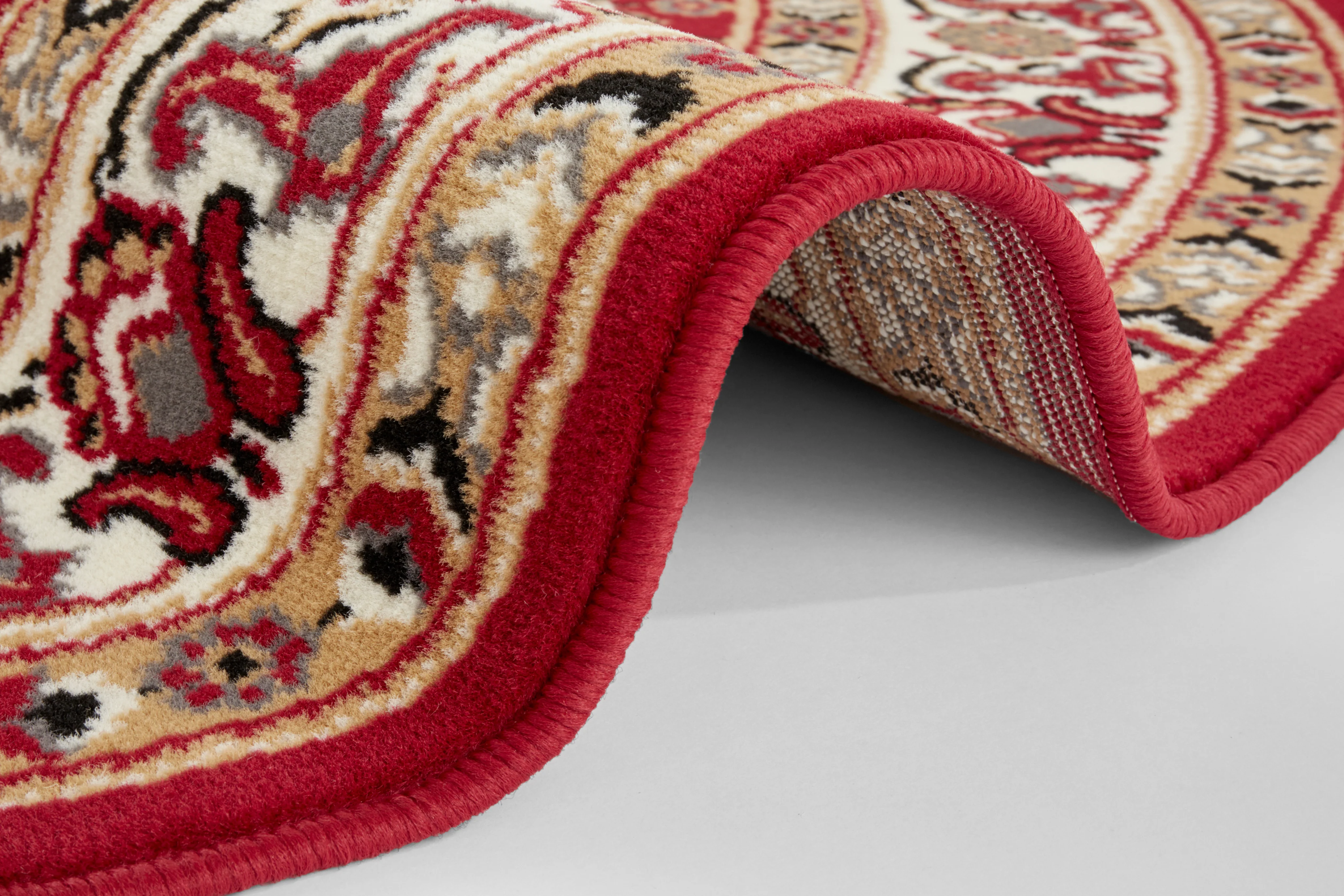 Vloerkleed Parun Tabriz Rond - rood - Image 3