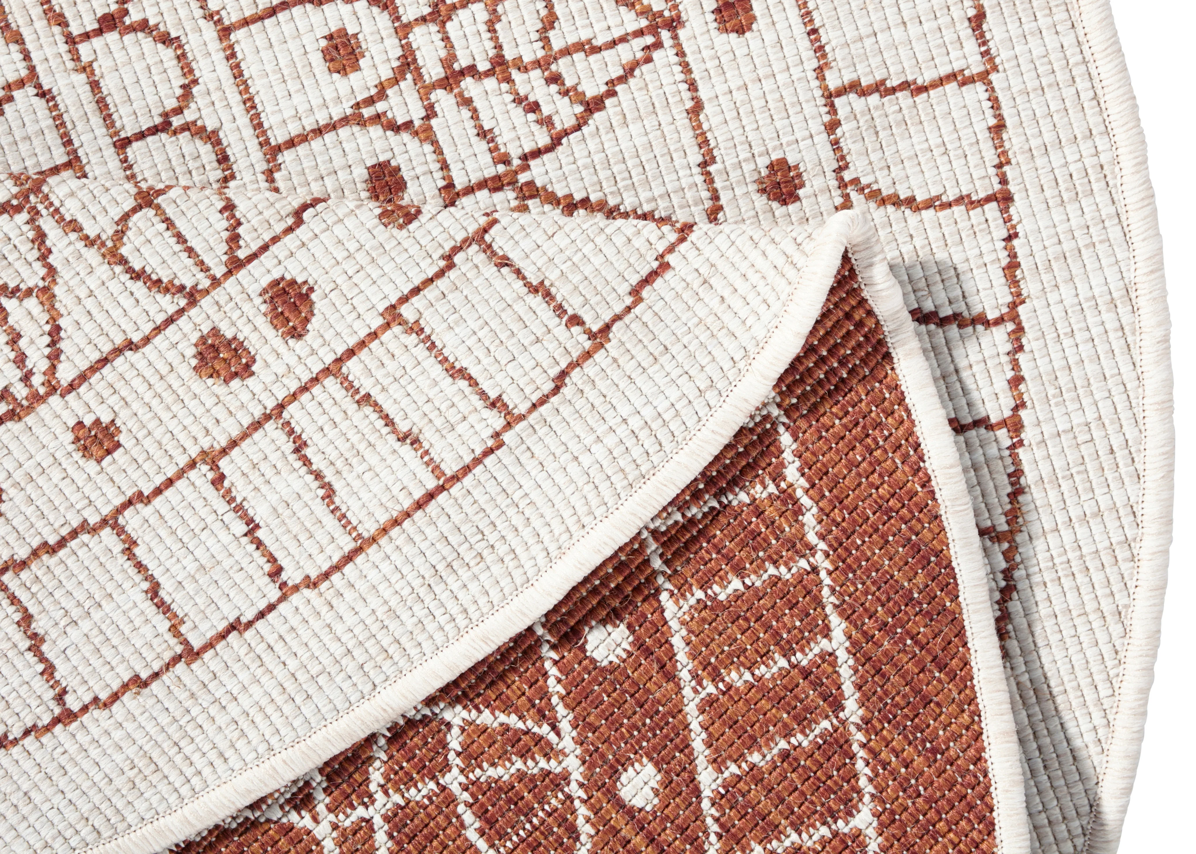 Vloerkleed Porto  - terracotta cotta creme - Image 2