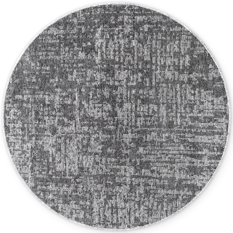 Vloerkleed Prisma Rond - Zilvergrijs - Image 2