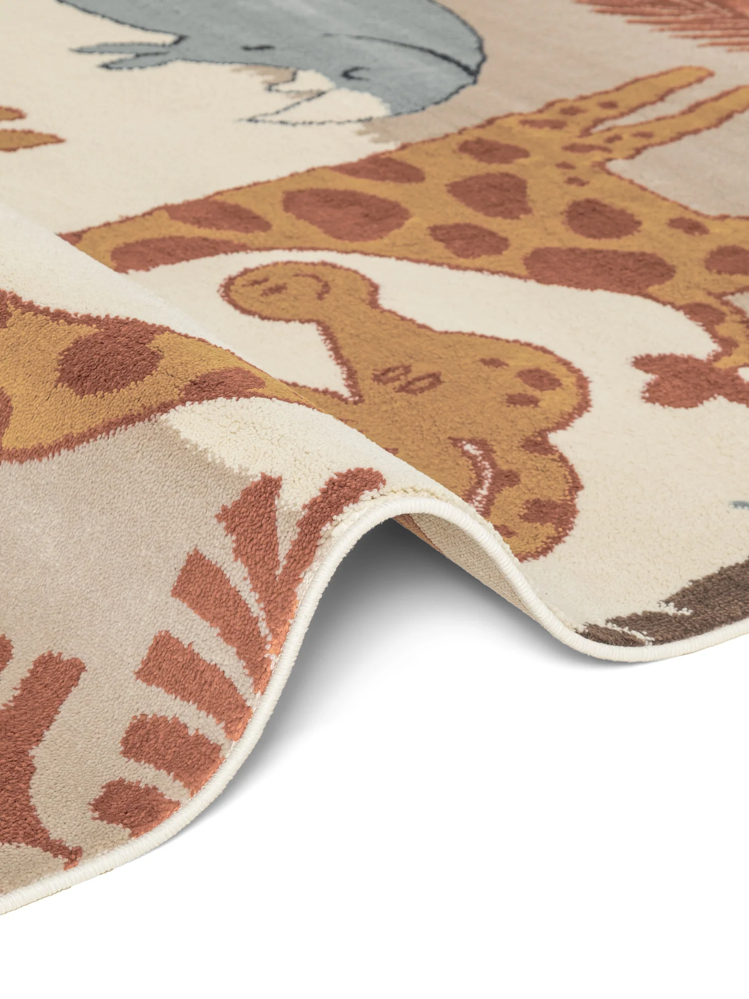 Vloerkleed Savanna Rond - Creme Multicolor - Image 3