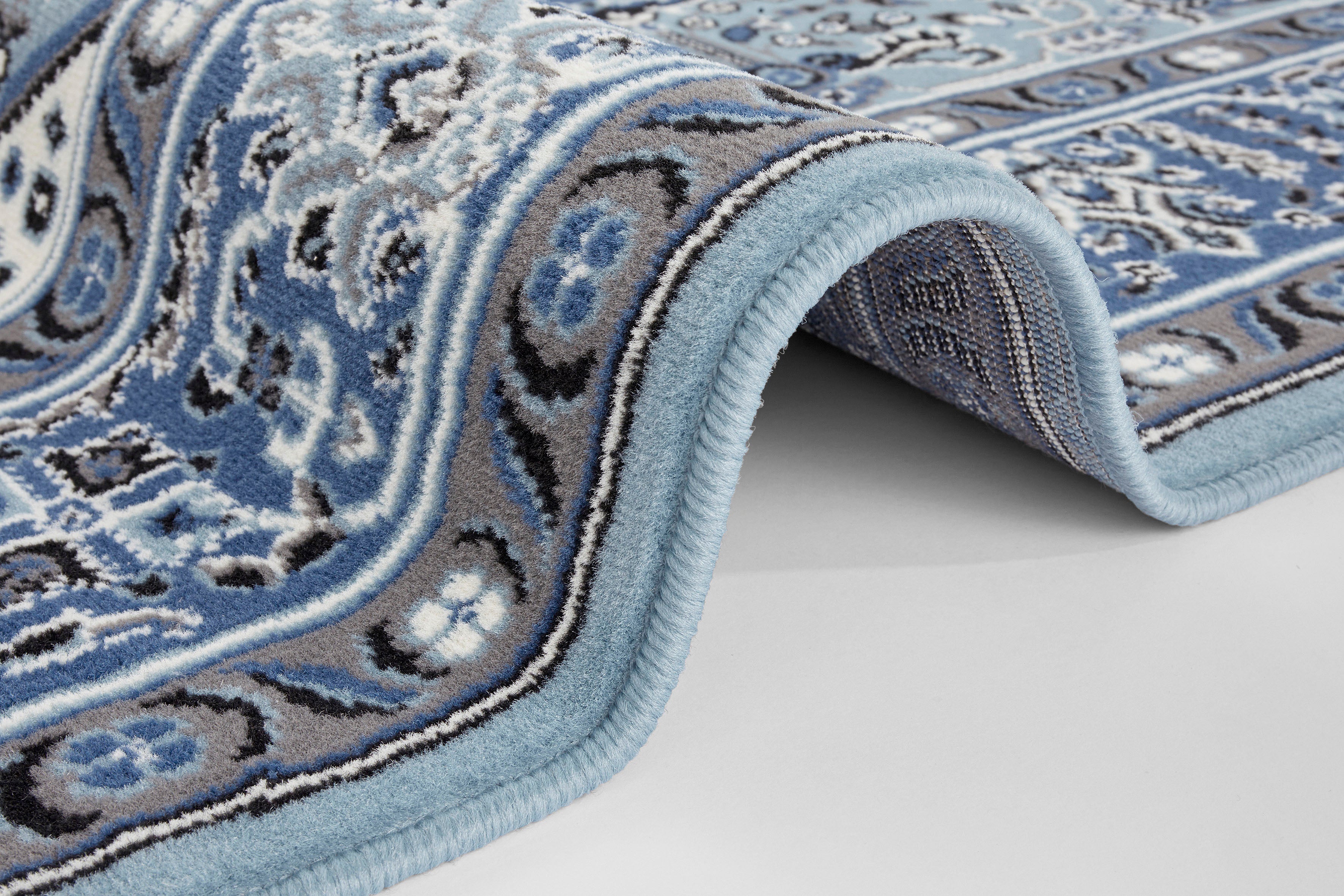 Vloerkleed Skazar Isfahan Rechthoekig - hemelsblauw - Image 2