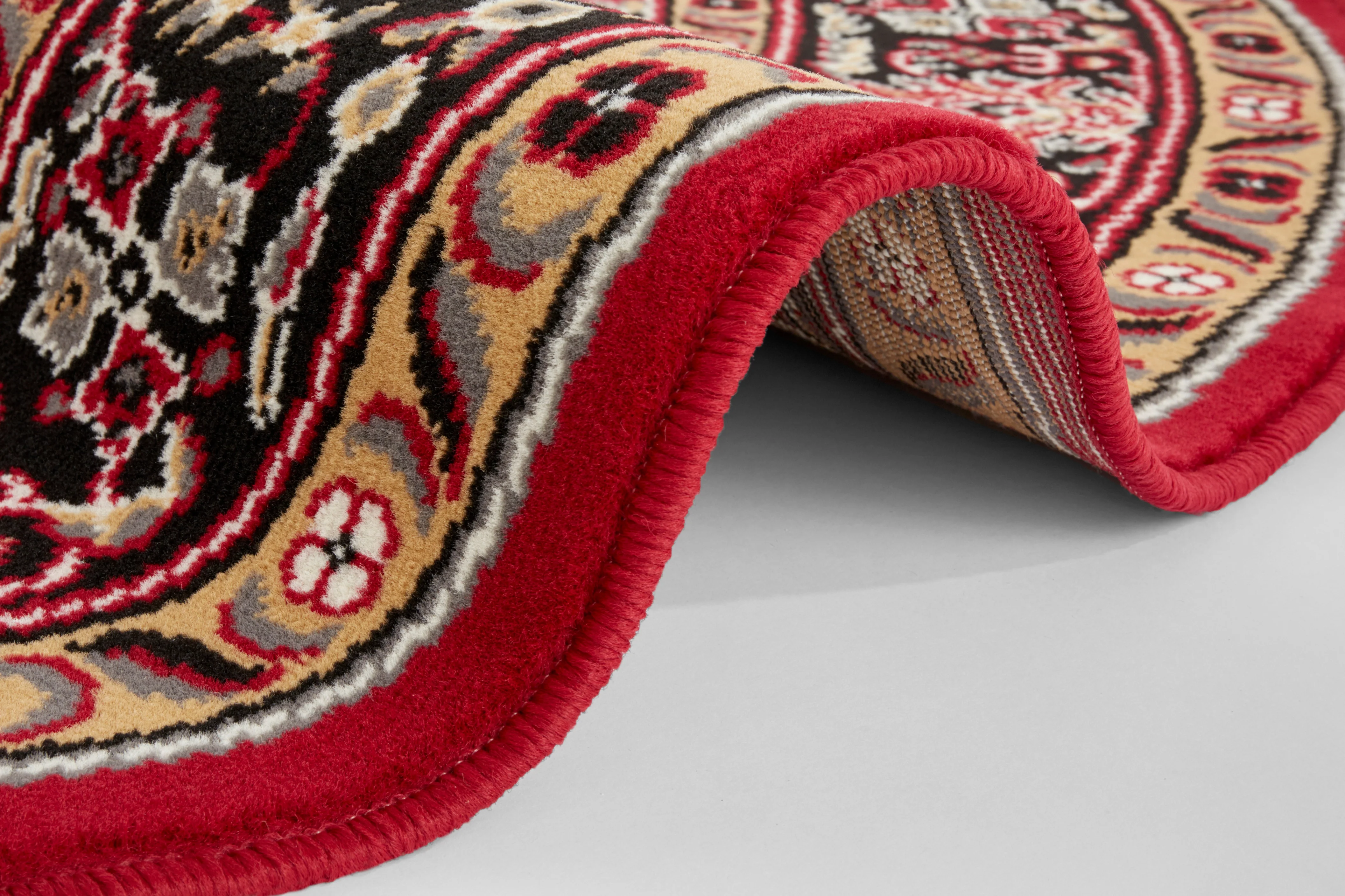 Vloerkleed Skazar Isfahan Rond - rood - Image 3