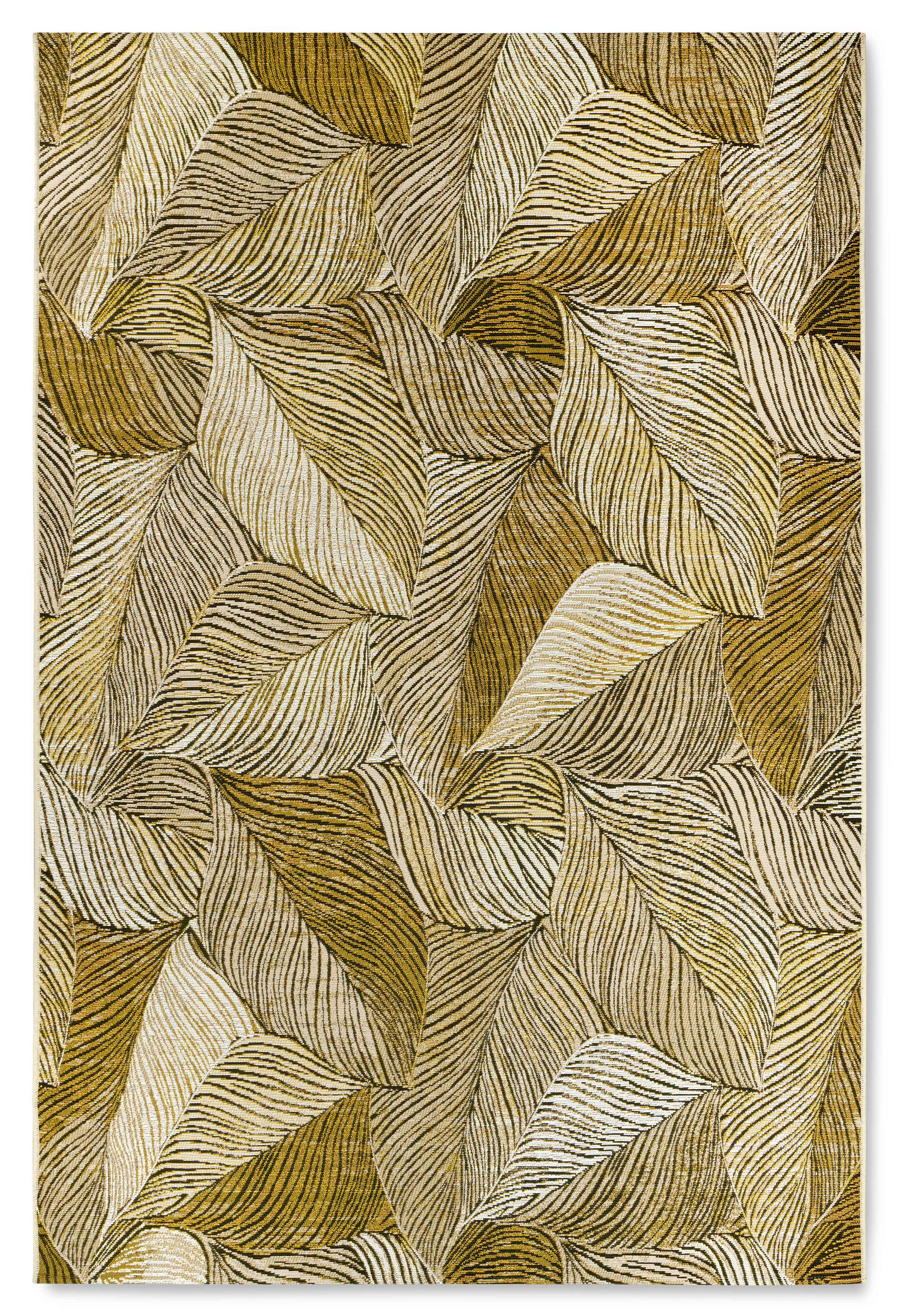 Vloerkleed Teppich Eugene Rechthoekig - Goud/Zwart - Image 2