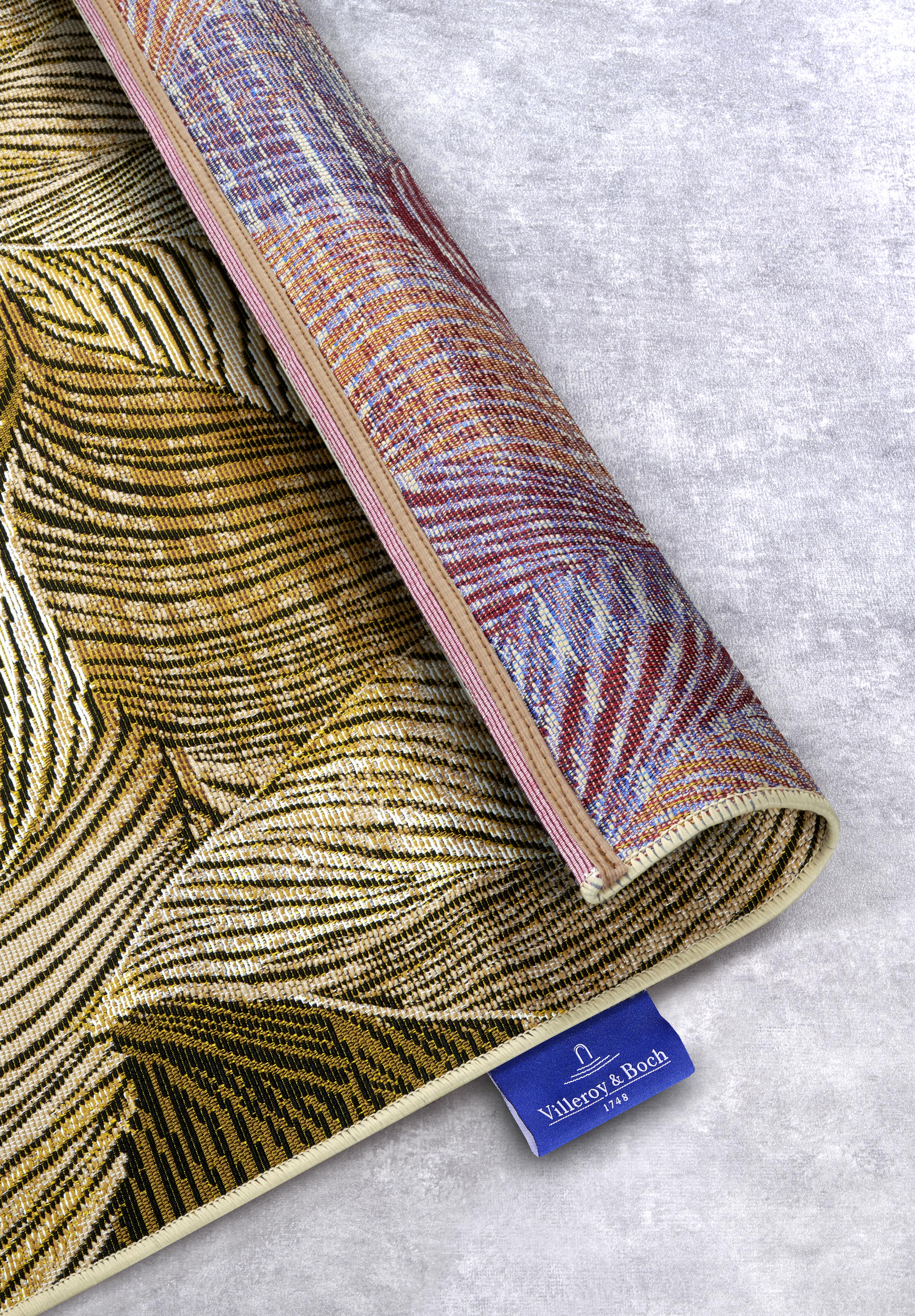 Vloerkleed Teppich Eugene Rechthoekig - Goud/Zwart - Image 3