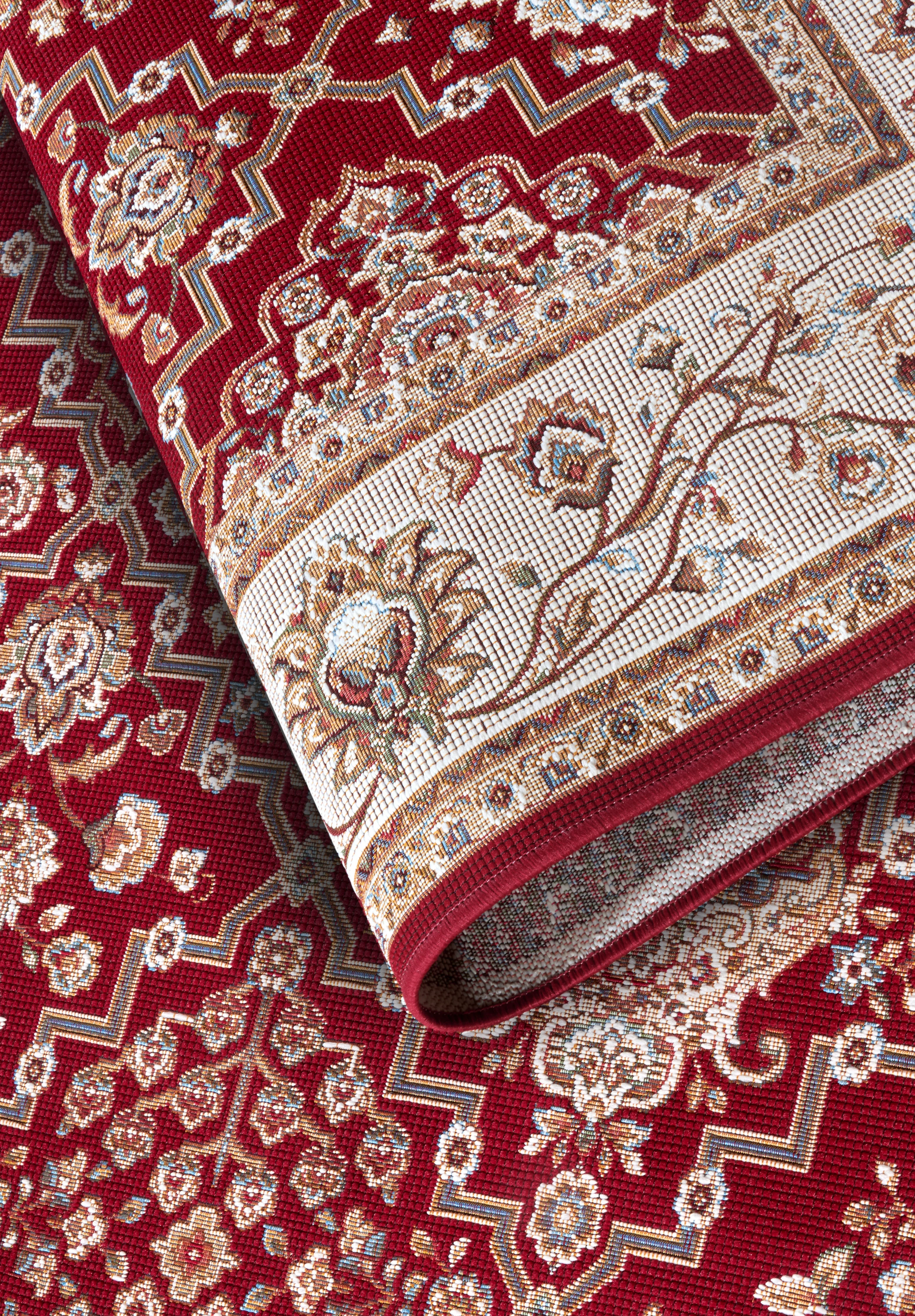 Vloerkleed Teppich Pierre Rechthoekig - Rood/Crème - Image 3