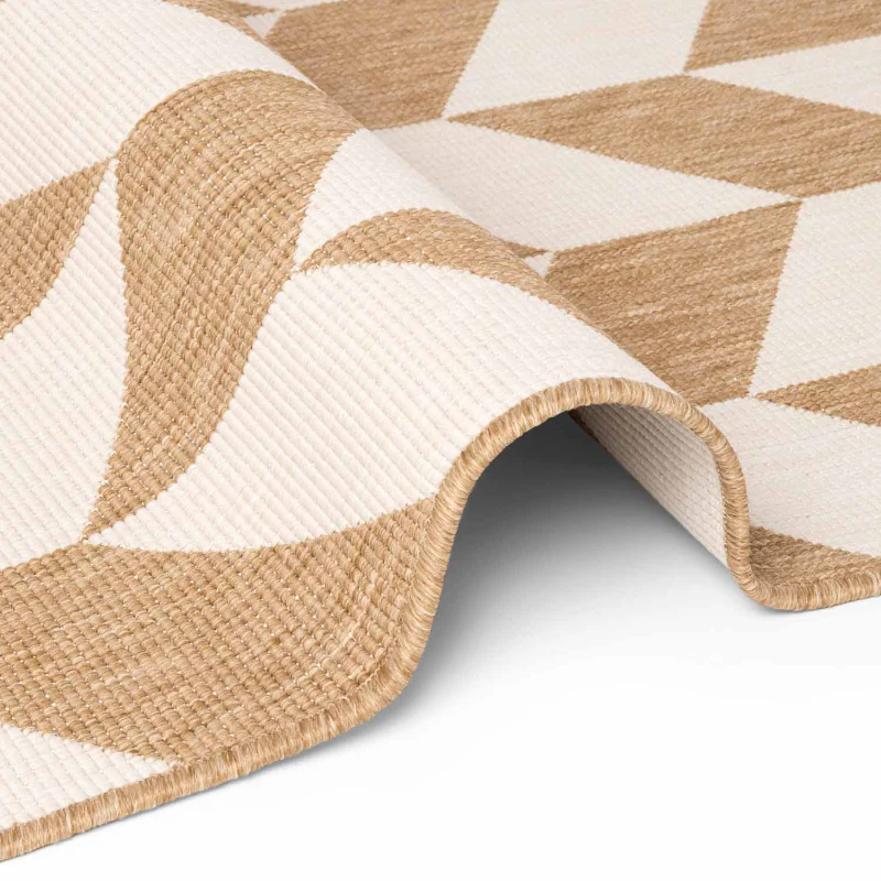 Vloerkleed Terrick Rechthoekig - Jute wit - Image 2