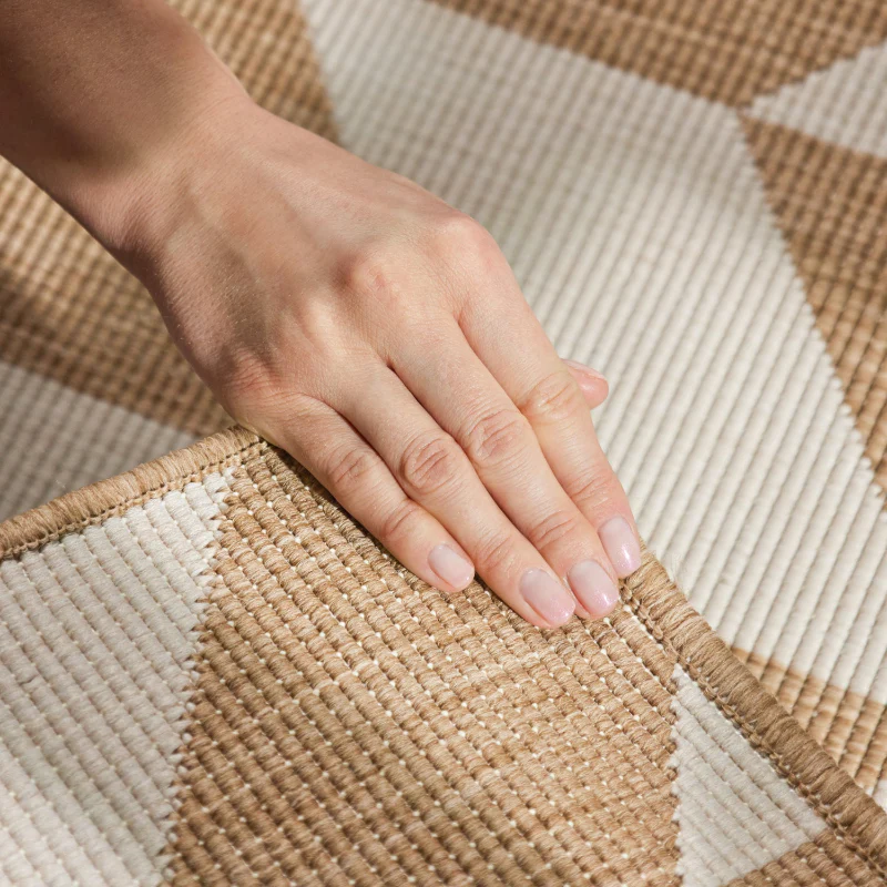 Vloerkleed Terrick Rechthoekig - Jute wit - Image 3