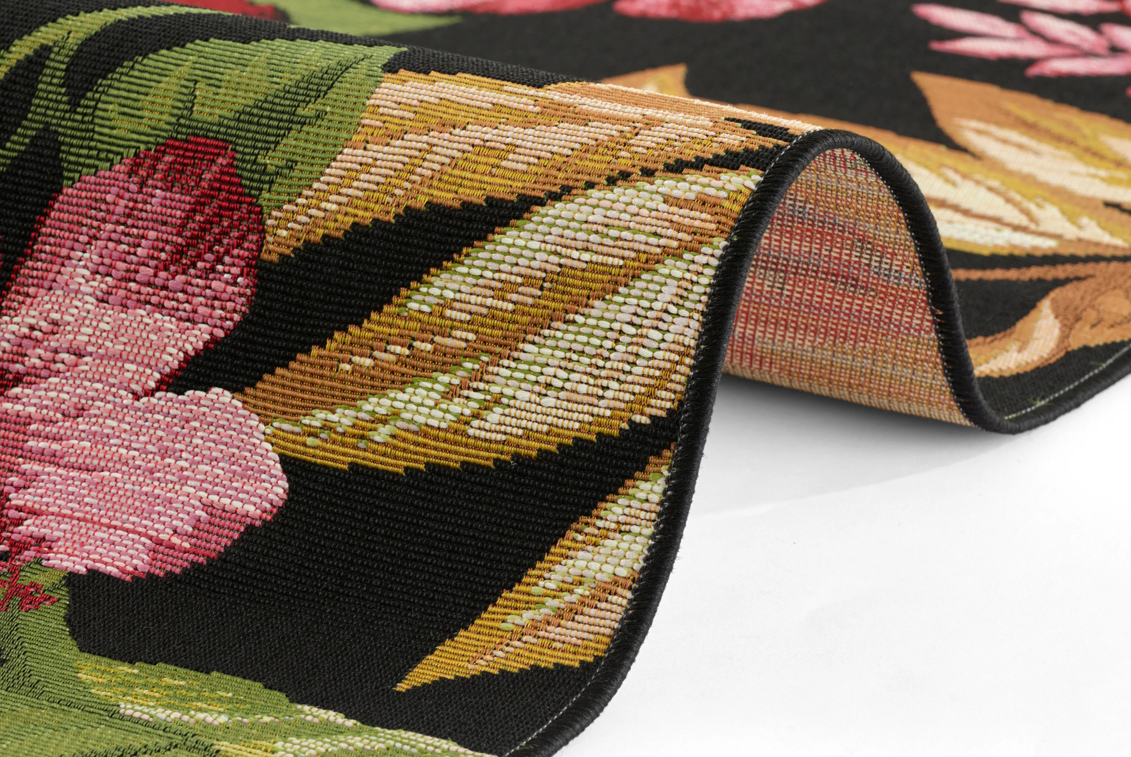 Vloerkleed Tropical Flowers Rechthoekig - Kleurrijk - Image 3