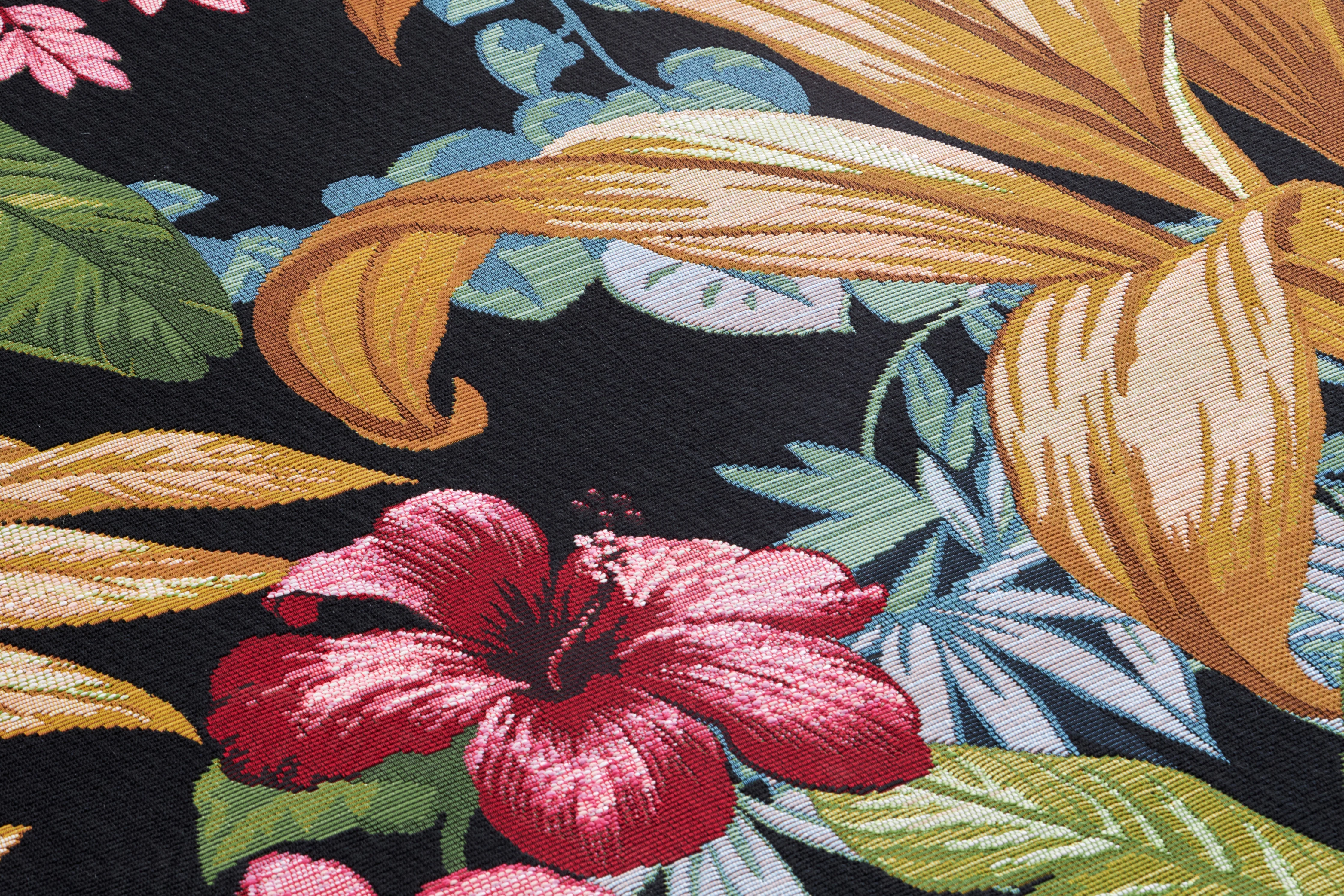 Vloerkleed Tropical Flowers Rechthoekig - Kleurrijk - Image 4