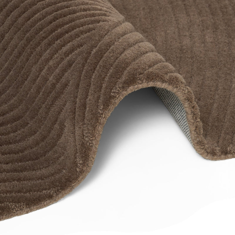 Vloerkleed Victoria Rond - Bruin - Image 3