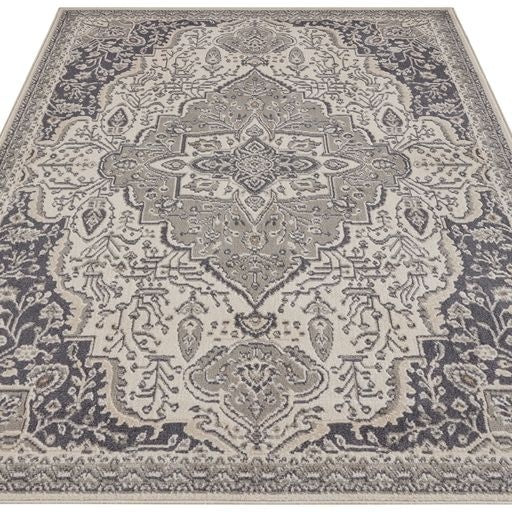 Vloerkleed Vintage Genevieve - Grijs - Image 3