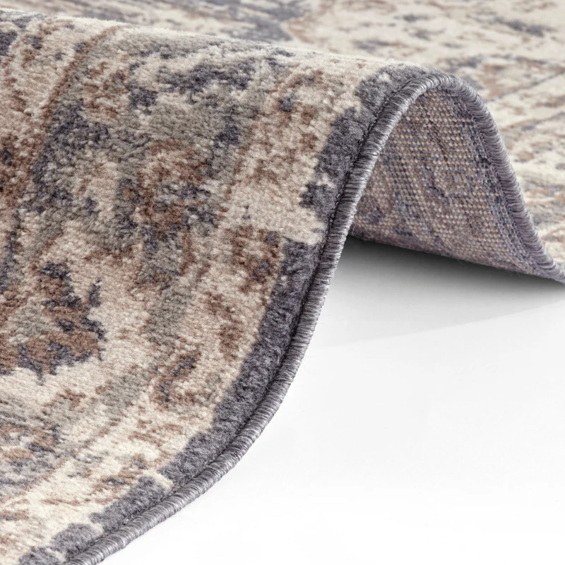 Vloerkleed Vintage Sand - Beige/Blauw - Image 3