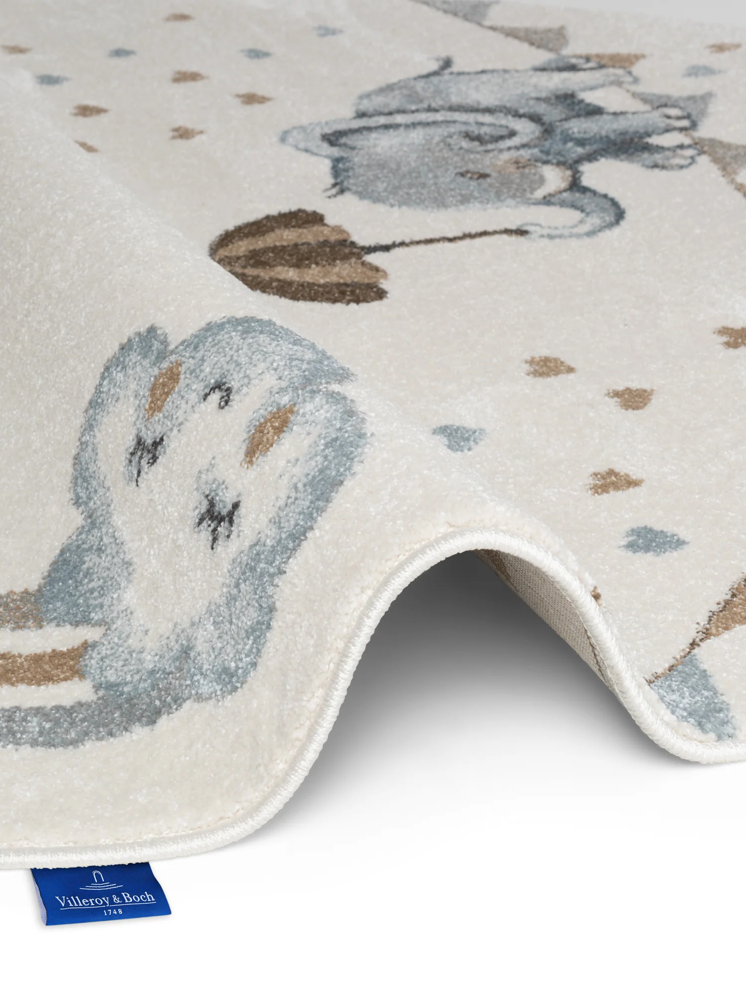 Vloerkleed Walk like an Elephant Rainbow Rond - Creme, veelkleurig - Image 3