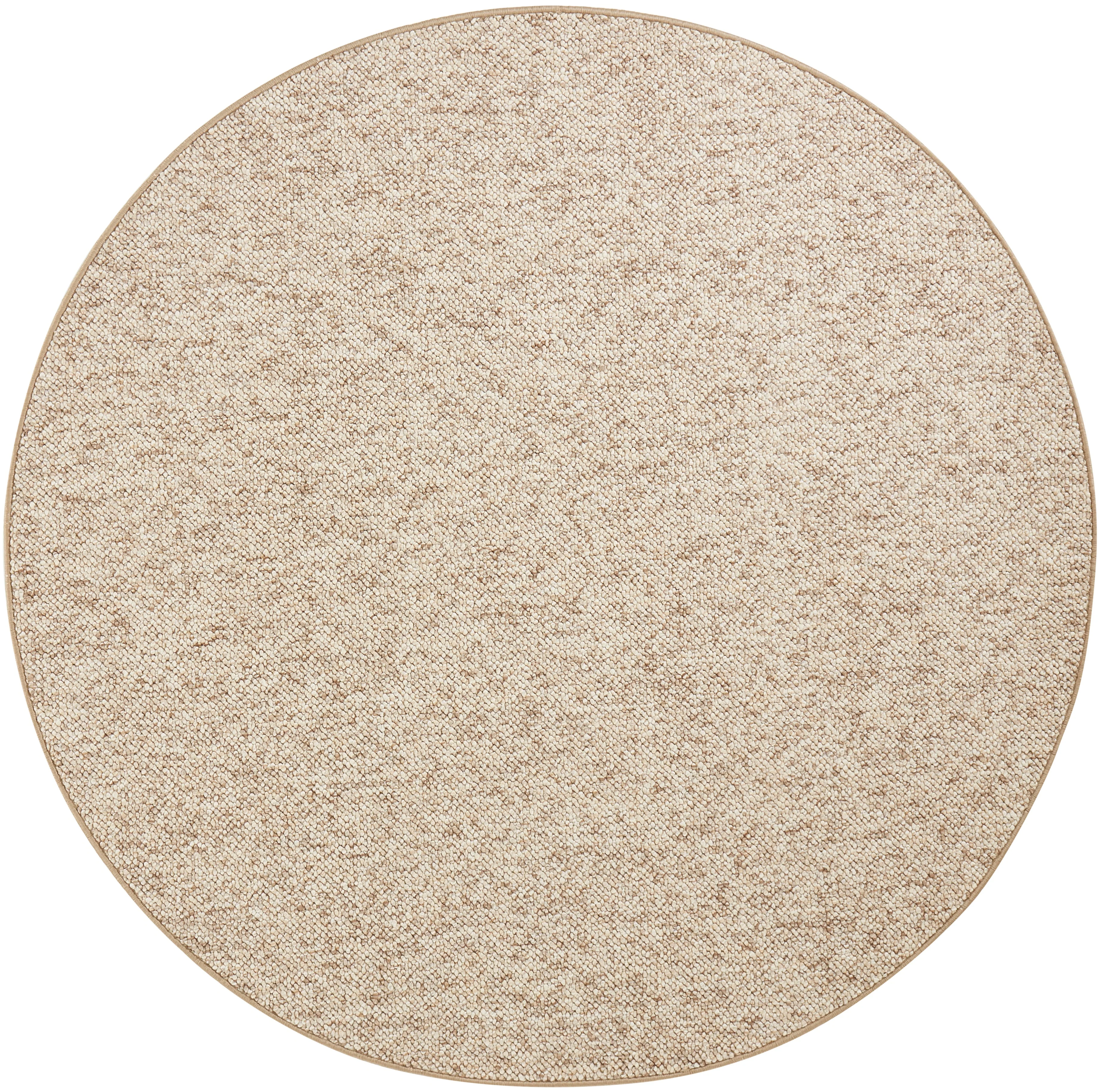 Vloerkleed Wolly Rond - Beige Bruin - Image 2