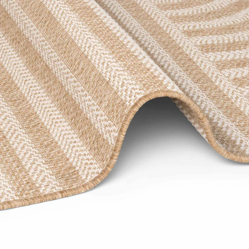 Vloerkleed Woodfield Ovaal - Jute/Wit - Image 3