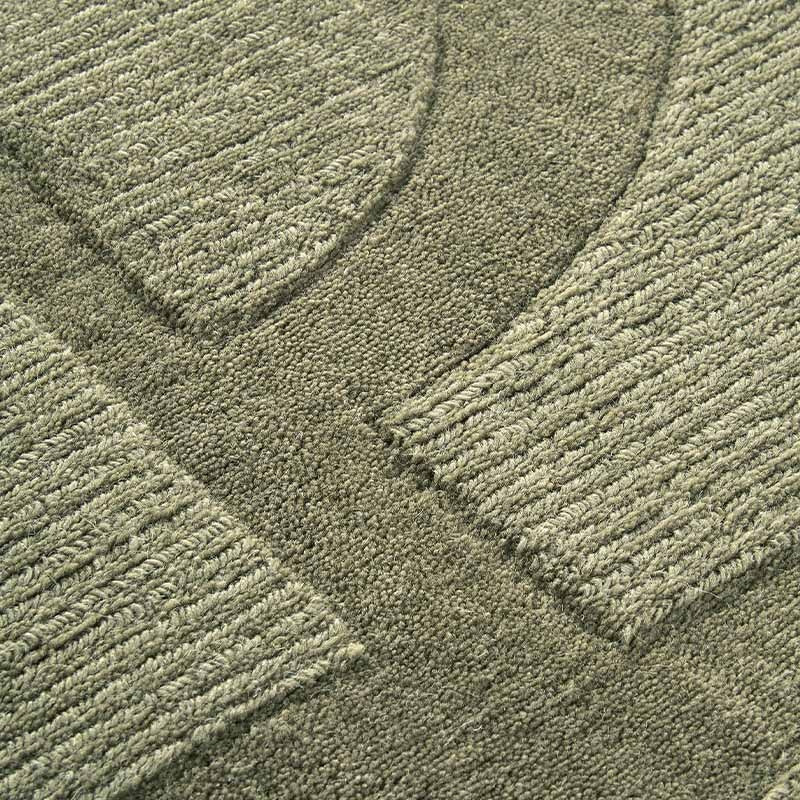 Wollen Vloerkleed Alexis - Groen - Image 3