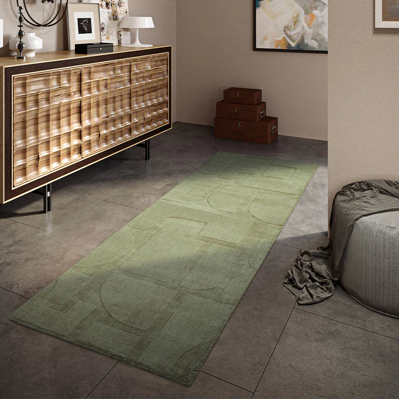 Wollen Vloerkleed Alexis - Groen - Image 7