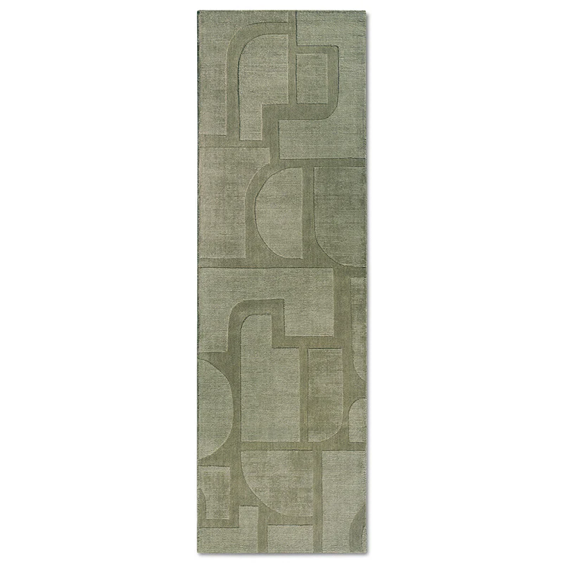 Wollen Vloerkleed Alexis - Groen - Image 8