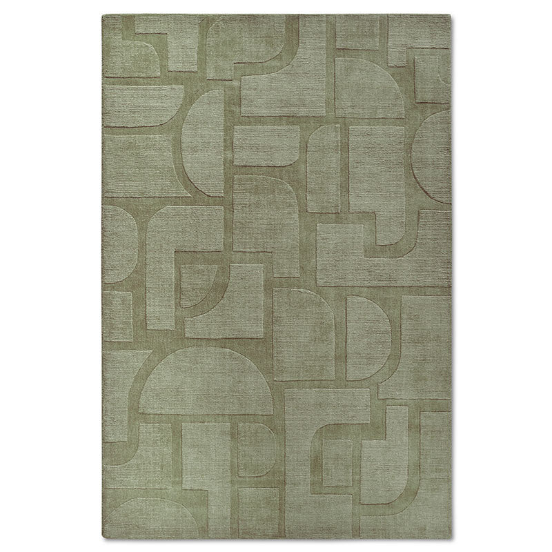 Wollen Vloerkleed Alexis - Groen - Image 9