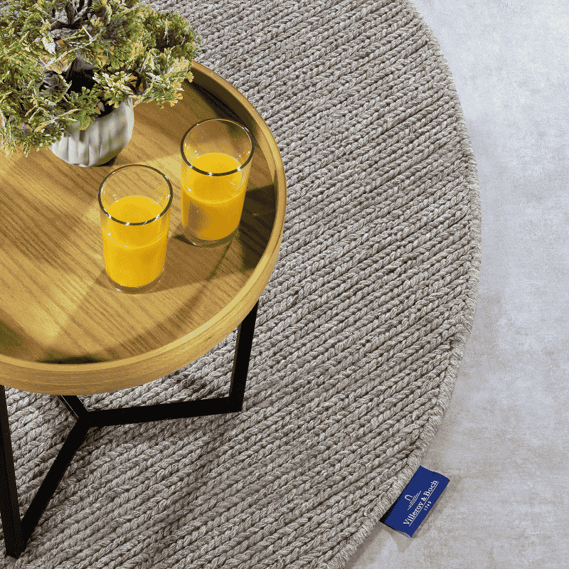 Wollen Vloerkleed Francois Ovaal - Beige - Image 3