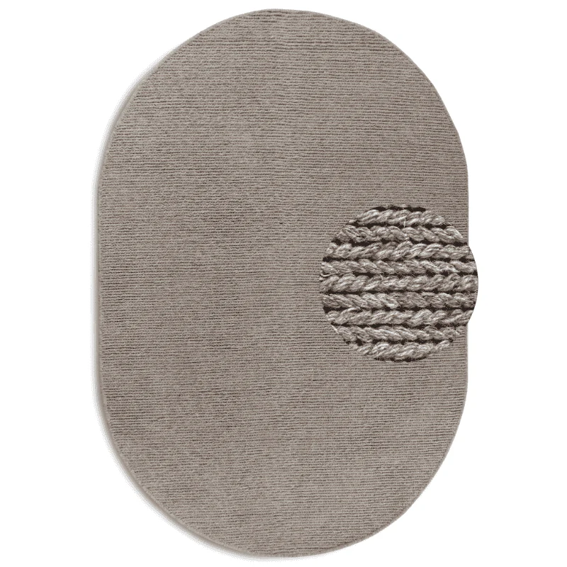 Wollen Vloerkleed Francois Ovaal - Beige - Image 8