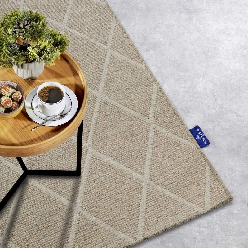 Wollen Vloerkleed Maria - Beige - Image 3